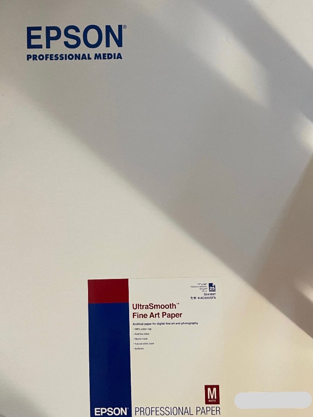 ✨ MUSEUM-GRADE LUXURY // Brand New EPSON UltraSmooth Fine Art Paper (17" x 22")